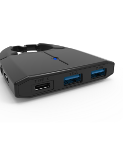 ErgoLine Multi Hub USB Charger Black