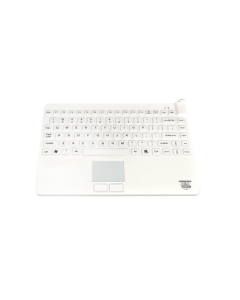 ErgoCool IP68 laptop toetsenbord + touchpad - wit