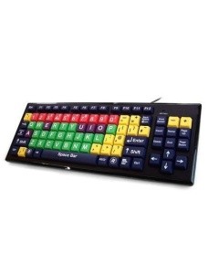 BigKey Vision toetsenbord - gekleurde toetsen (qwerty)