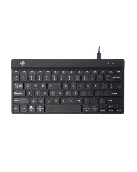 R-Go Break compact toetsenbord US bedraad - zwart